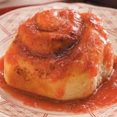 brioches à la rhubarbe