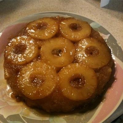 gâteau à l'ananas facile à l'envers