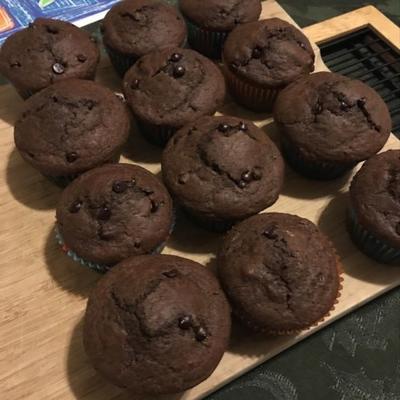 muffins au chocolat moelleux