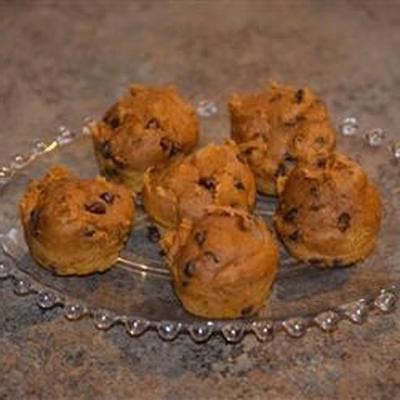 mini muffins à la citrouille et pépites de chocolat