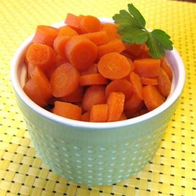 carottes glacées à la cannelle et à l'orange