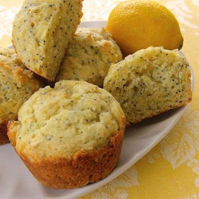 muffins aux graines de pavot citron pour bébés