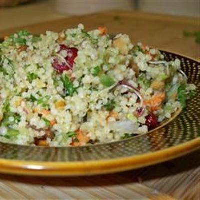 salade de couscous végétalien au blé entier