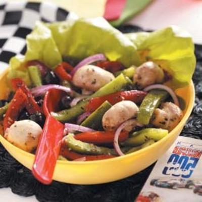 poivrons aux champignons