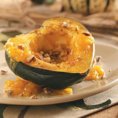 courge poivrée à la sauce d'abricot