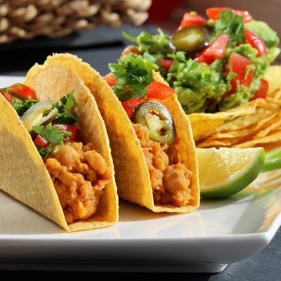 tacos végétarien aux pois chiches