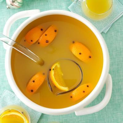 Pomme chaude et punch aux épices