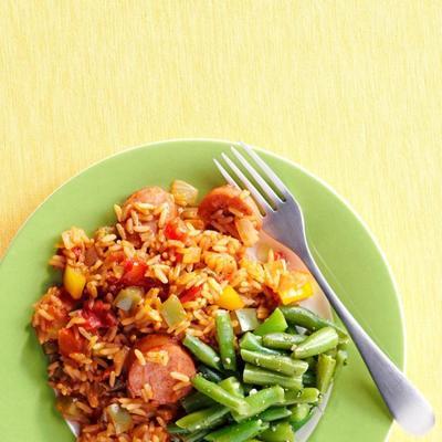 haricots verts assaisonnés