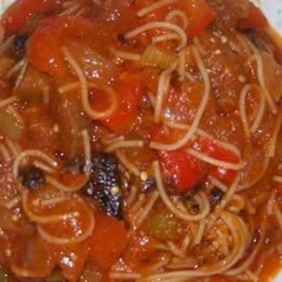 sauce spaghetti aux aubergines