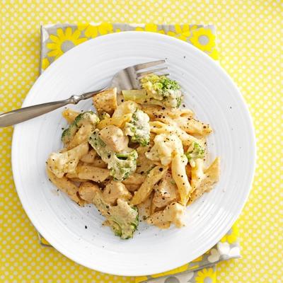 penne de poulet crémeux