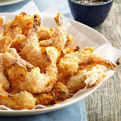 crevettes à la noix de coco non frites