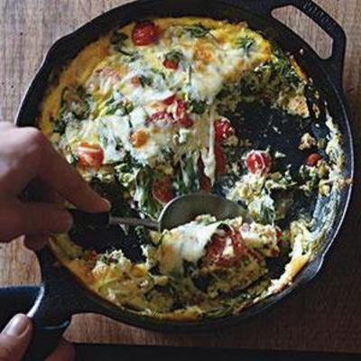 frittata au chorizo ​​au fromage