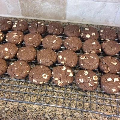 biscuits au chocolat macadamia et pépites de chocolat blanc