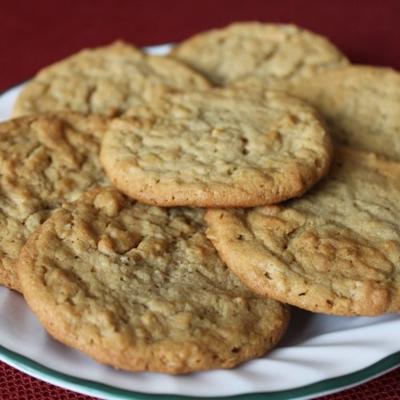 biscuits au beurre d'arachide à l'avoine