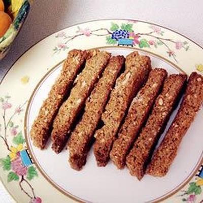 biscotti au gingembre et aux pistaches