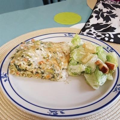 lasagne au brocoli et aux carottes