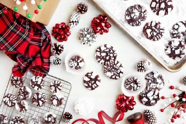 Fudge Crinkles (un excellent biscuit avec mélange de gâteaux aux 4 ingrédients)