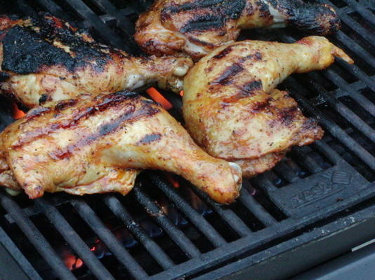 cuisses de poulet grillées