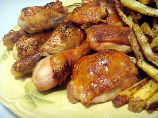 cuisses de poulet cuites au four