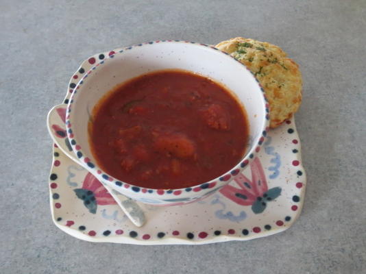 soupe de légumes à la saucisse italienne