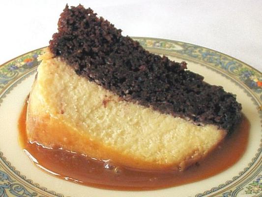 flan au chocolat