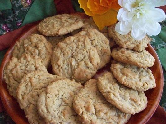 les meilleurs biscuits au beurre d'arachide et à l'avoine
