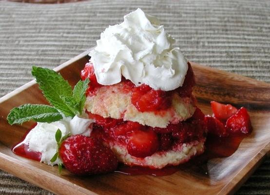 gâteau sablé aux fraises a la treebeard's