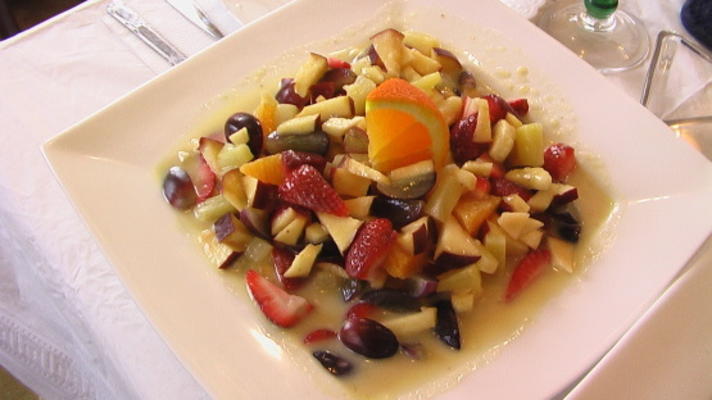 salade de fruits crémeuse