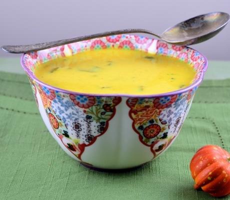 Soupe de potiron au curry