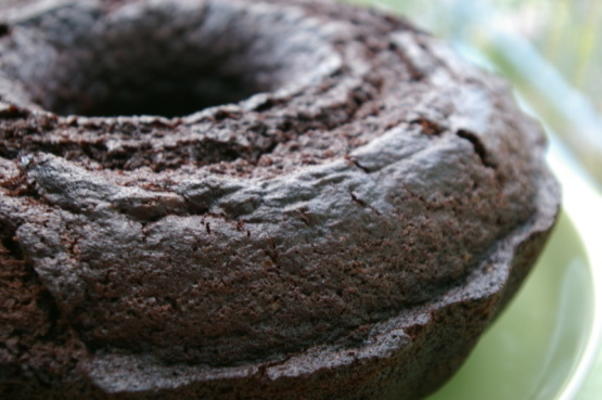 gâteau Bundt au chocolat noir moelleux de Kittencal