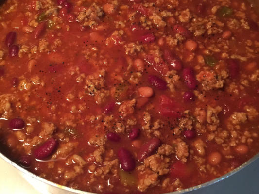 la recette de chili de wendy