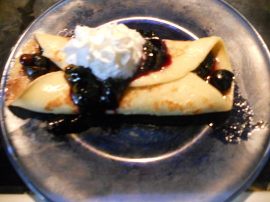 sirop pour les crêpes aux bleuets