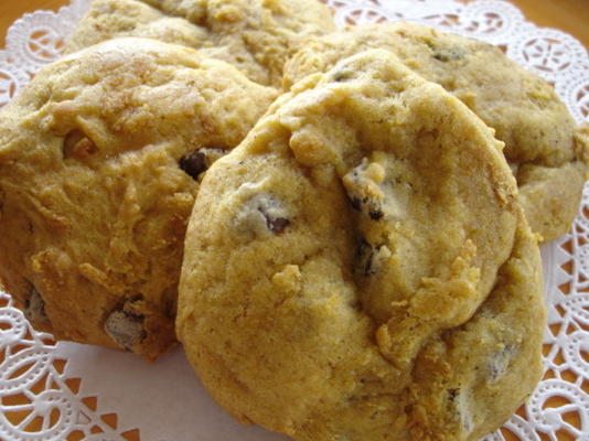 cookie aux pepites de chocolat et citrouille