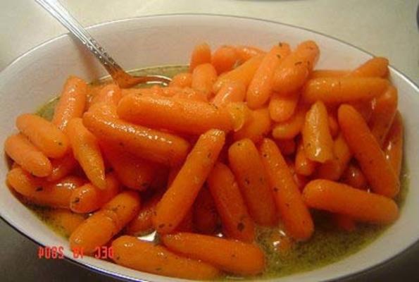 mini carottes glacées au ranch