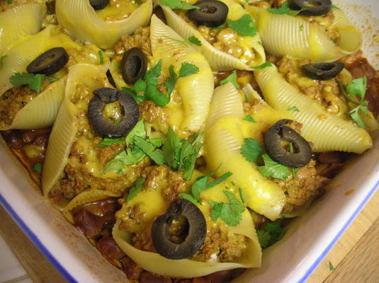 taco farci coquilles de pâtes