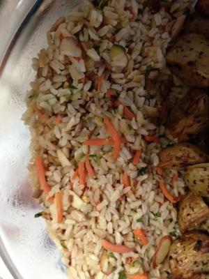 riz brun aux noix