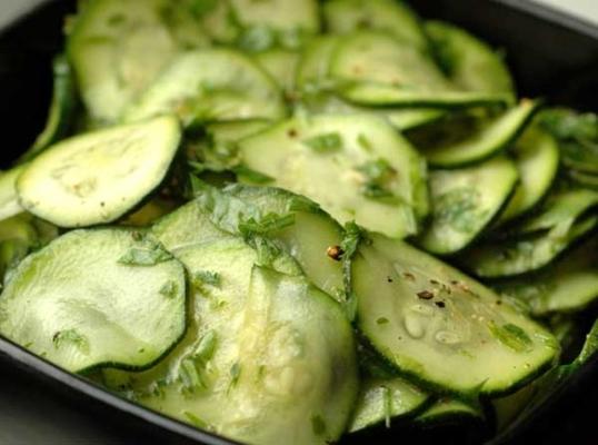 zucchini marinata (salade de courgettes marinées)