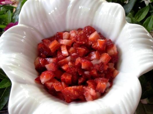 fraises sucrées sucrées du sud (garniture à la fraise)
