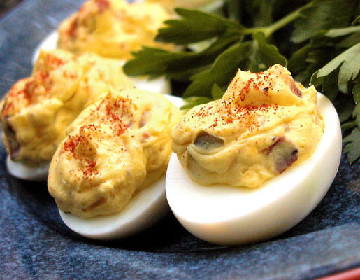 oeufs de bacon diables