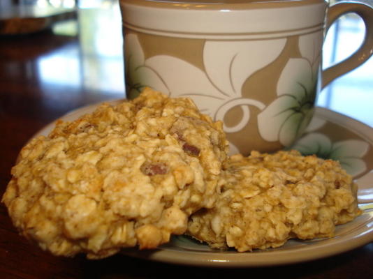 biscuits aux pépites de chocolat d'avoine