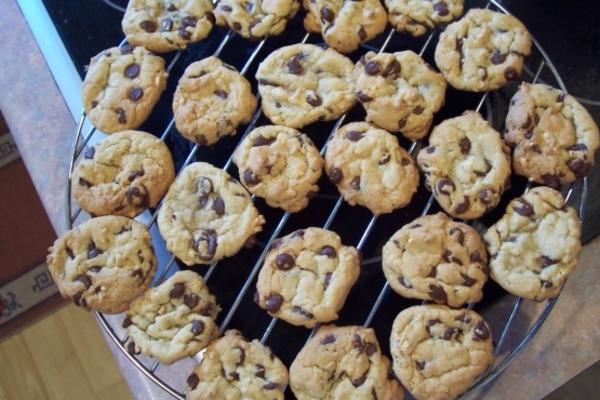 délicieux biscuits aux brisures de chocolat