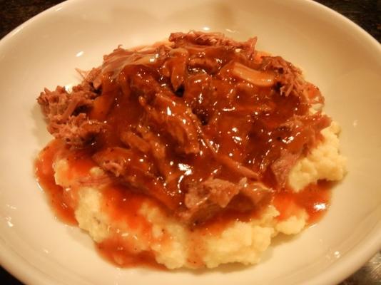 a.1. steak déchiqueté rôti avec polenta a1