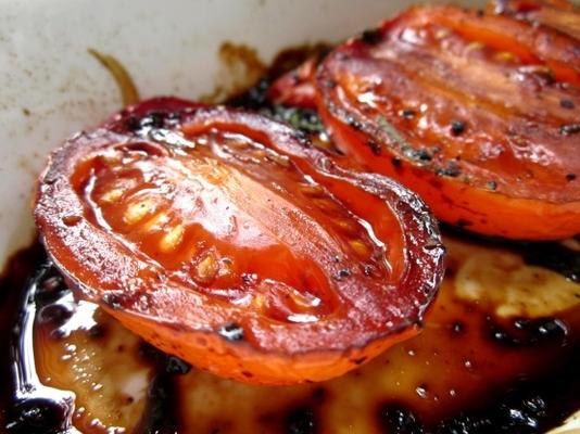 tomates rapides au basilic et balsamique