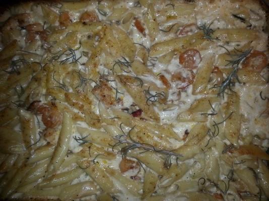 macaronis de romano grill penne rustica