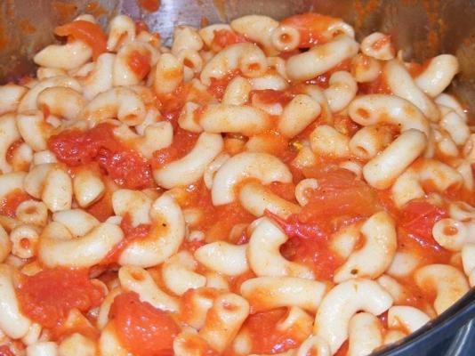 macaronis et tomates