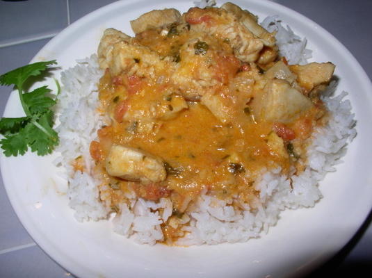 poulet au curry avec noix de cajou