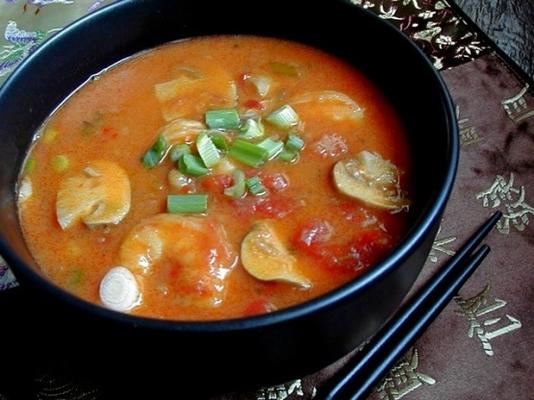 soupe thaï aux crevettes (chili)
