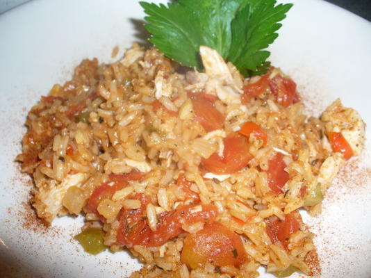 jambalaya au poulet cajun