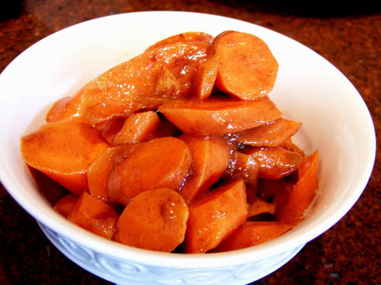 carottes glacées à la cannelle