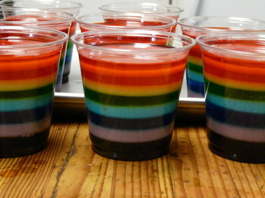 Rainbow Jello